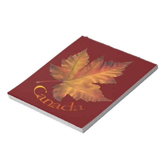 Kanada Ahornleaf Souvenir Notepad Kanada Geschenke Notizblock (Rotiert)