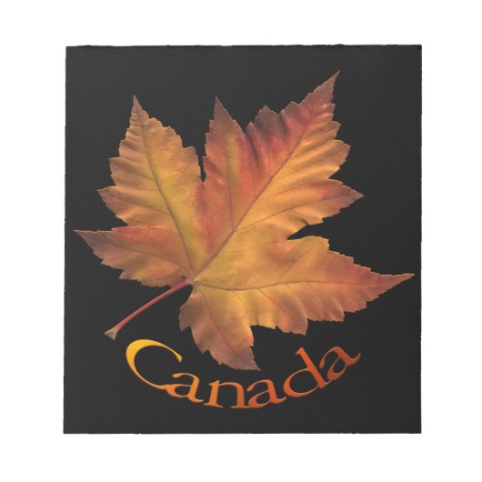 Kanada Ahornleaf Souvenir Notepad Kanada Geschenke Notizblock (Vorderseite)