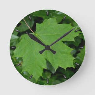 Kanada Ahornleaf-Uhr Kanada Souvenir-Wall-Uhr Runde Wanduhr