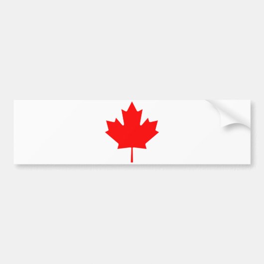 Kanada Ahornleaf Vinyl Decal Stickers, Vinyl Deca Autoaufkleber (Vorne)