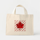 Kanada-Ahornleaf von Shirley Taylor Mini Tote Bag Stoffbeutel (Vorne)