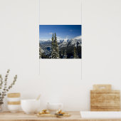 Kanada, Alberta, Banff. Aussicht auf das Bow-Tal Poster (Küche)