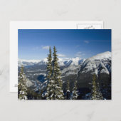 Kanada, Alberta, Banff. Aussicht auf das Bow-Tal Postkarte (Vorne/Hinten)