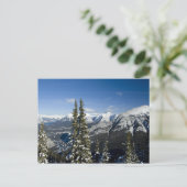 Kanada, Alberta, Banff. Aussicht auf das Bow-Tal Postkarte (Stehend Vorderseite)