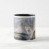 Kanada, Alberta, Banff National Park. Ansicht Zweifarbige Tasse (Mittel)
