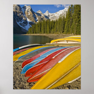 Kanada, Alberta, Banff National Park, Moraine Poster