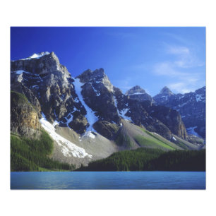 Kanada, Alberta, Banff National Park, Moräne Fotodruck