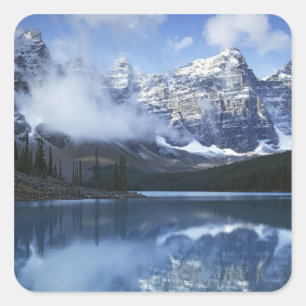 Kanada, Alberta, Banff-Nationalpark, See Quadratischer Aufkleber