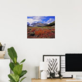 Kanada, Alberta, Banff NP. Hucklebeeren blühen Poster (Heimbüro)