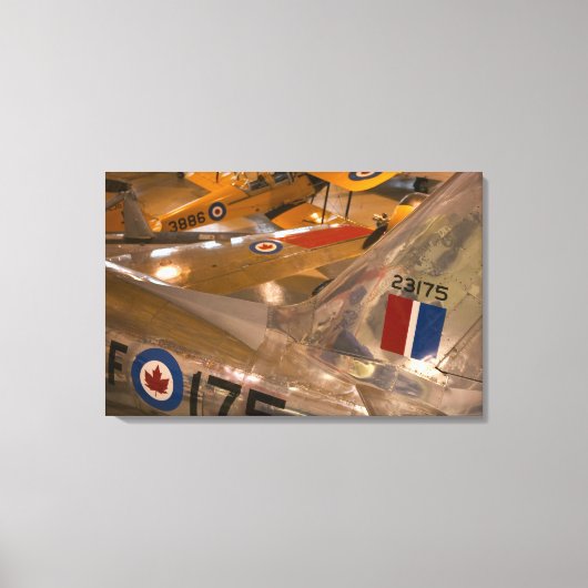 Kanada, Alberta, Calgary: Aero Space Museum of the Leinwanddruck (Vorderseite)