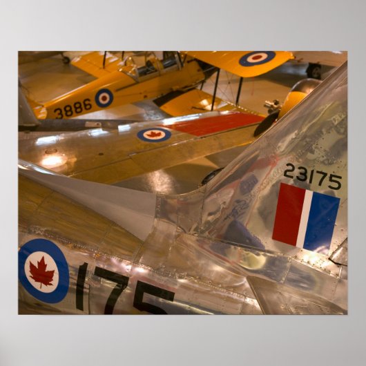Kanada, Alberta, Calgary: Aero Space Museum of the Poster (Vorne)