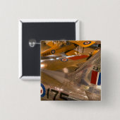 Kanada, Alberta, Calgary: Aero-Weltraummuseum Button (Vorne & Hinten)