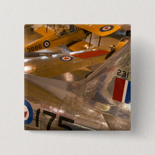 Kanada, Alberta, Calgary: Aero-Weltraummuseum Button (Vorderseite)