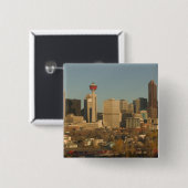 Kanada, Alberta, Calgary: City Skyline ab 2 Button (Vorne & Hinten)