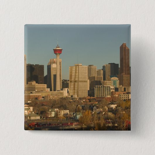 Kanada, Alberta, Calgary: City Skyline ab 2 Button (Vorderseite)