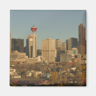 Kanada, Alberta, Calgary: City Skyline ab 2 Magnet