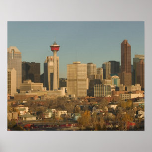 Kanada, Alberta, Calgary: City Skyline ab 2 Poster