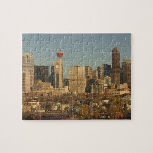 Kanada, Alberta, Calgary: City Skyline ab 2 Puzzle (Horizontal)