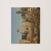 Kanada, Alberta, Calgary: City Skyline ab 2 Puzzle (Vertikal)