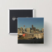 Kanada, Alberta, Calgary: City Skyline ab 3 Button (Vorne & Hinten)
