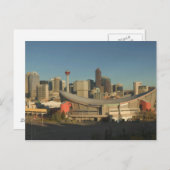 Kanada, Alberta, Calgary: City Skyline ab 3 Uhr Postkarte (Vorne/Hinten)