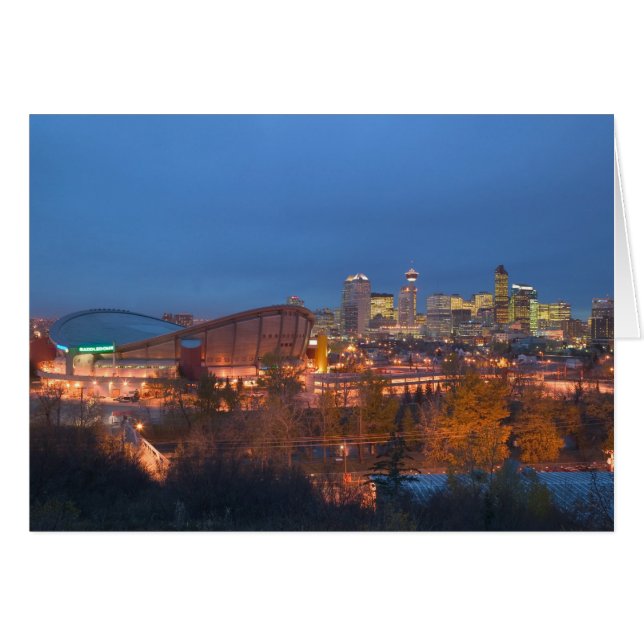 Kanada, Alberta, Calgary: City Skyline ab 4 (Vorderseite (Horizontal))