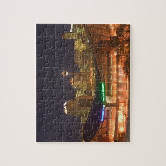 Kanada, Alberta, Calgary: City Skyline aus Puzzle (Vertikal)