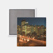 Kanada, Alberta, Calgary: Downtown Calgary, Magnet (Vorderseite/Rückseite)