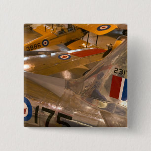 Kanada, Alberta, Calgary: Luft- und Raumfahrtmuseu Button