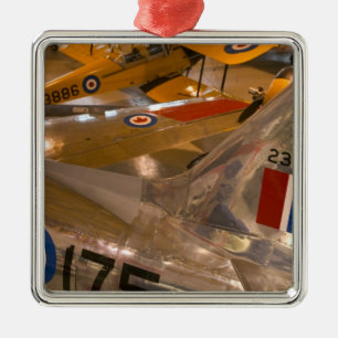 Kanada, Alberta, Calgary: Luft- und Raumfahrtmuseu Silbernes Ornament