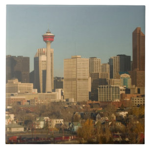 Kanada, Alberta, Calgary: Stadt-Skyline von 2 Fliese