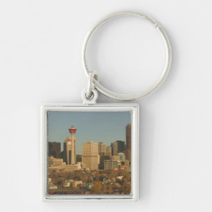 Kanada, Alberta, Calgary: Stadt-Skyline von 2 Schlüsselanhänger