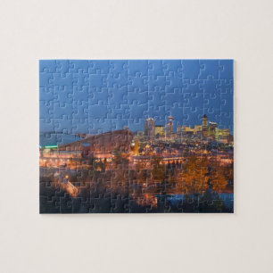 Kanada, Alberta, Calgary: Stadt-Skyline von 4 Puzzle