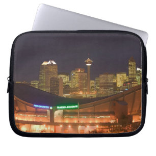 Kanada, Alberta, Calgary: Stadt-Skyline von Laptopschutzhülle