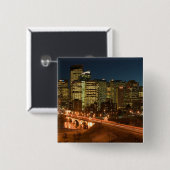Kanada, Alberta, Calgary: Zentrum von Calgary, Button (Vorne & Hinten)