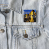 Kanada, Alberta, Drumheller. Hoodoos. Button (Beispiel)