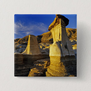 Kanada, Alberta, Drumheller. Hoodoos. Button