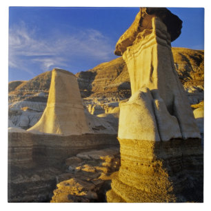 Kanada, Alberta, Drumheller. Hoodoos. Fliese