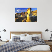 Kanada, Alberta, Drumheller. Hoodoos. Leinwanddruck (Insitu (Schlafzimmer))