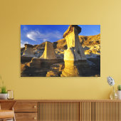 Kanada, Alberta, Drumheller. Hoodoos. Leinwanddruck (Insitu (Wohnzimmer))