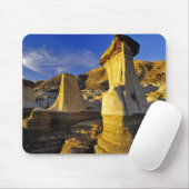Kanada, Alberta, Drumheller. Hoodoos. Mousepad (Mit Mouse)