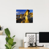 Kanada, Alberta, Drumheller. Hoodoos. Poster (Heimbüro)