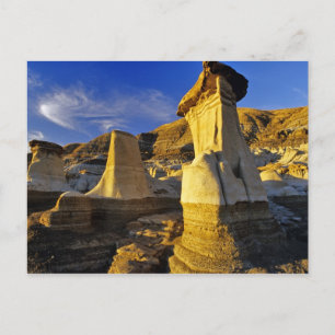 Kanada, Alberta, Drumheller. Hoodoos. Postkarte