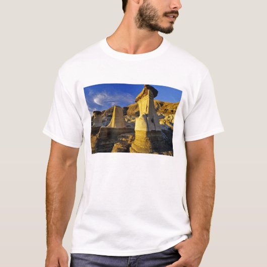 Kanada, Alberta, Drumheller. Hoodoos. T-Shirt (Vorderseite)