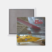 Kanada, Alberta, Edmonton: Alberta Aviation 2 Magnet (Vorderseite/Rückseite)