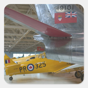 Kanada, Alberta, Edmonton: Alberta Aviation 2 Quadratischer Aufkleber