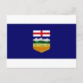 Kanada-Alberta-Flagge Postkarte (Vorderseite)