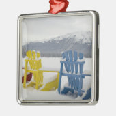 Kanada, Alberta, Jasper, Jasper NP. Fairmont Silbernes Ornament (Links)