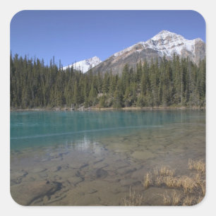 Kanada, Alberta, Jasper-Nationalpark: JASPER, Quadratischer Aufkleber