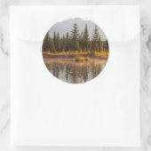 Kanada, Alberta, Jasper-Nationalpark Runder Aufkleber (Tasche)